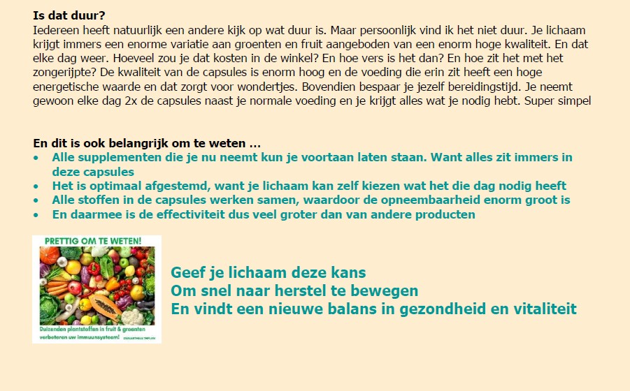 Balans in gezondheid en vitaliteit
