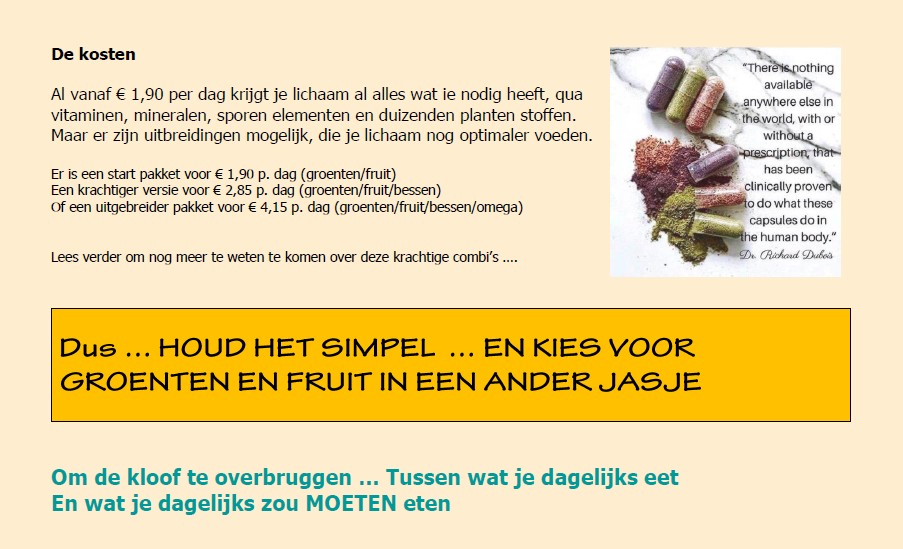 Groenten en fruit in een ander jasje is super gezond